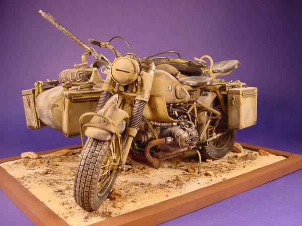 Esci 1/9 scale BMW R75 Motorbike with sidecar motorbike