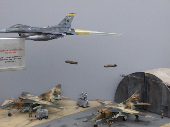 diorama dioramas scale military 72 desert airplane tan storm militares war models forocoches guerra modern militar modelling aviones building paint