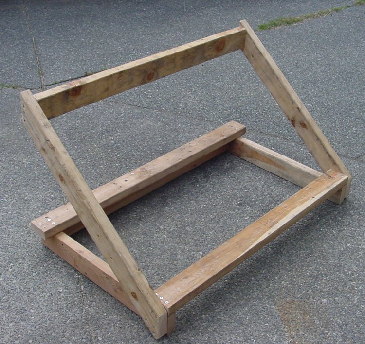 Tire Racks Made From Wood