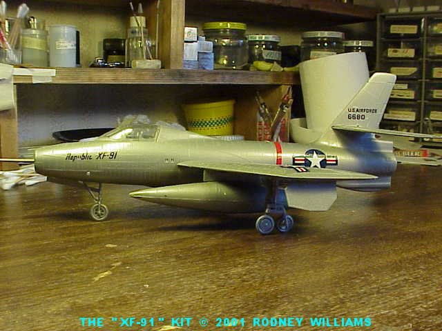 1/48 Lindberg XF-91 by Rodney Williams