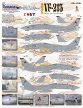 TOPTIERHOBBY 1/72 F-14A VF-101 Grim Reapers 2001-2003 Decal 