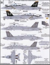 62127L 1/144 decals for FA-18E SUPER HORNET Jolly Rogers 70th Anniversary 